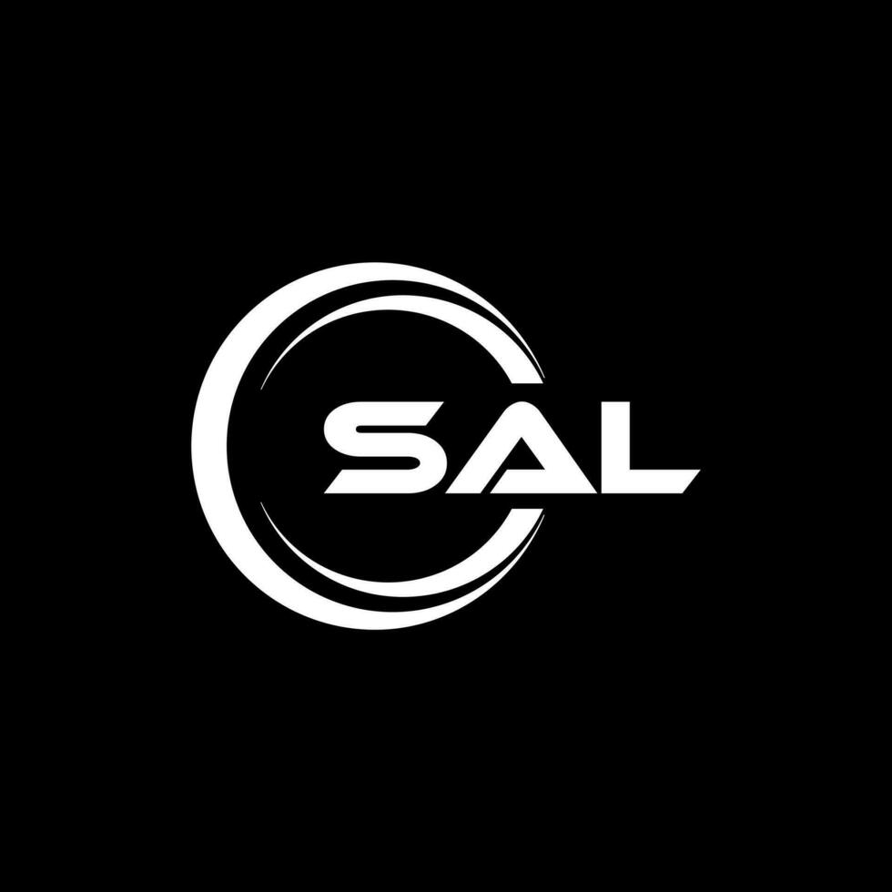 SAL Logo Design, Inspiration for a Unique Identity. Modern Elegance and Creative Design. Watermark Your Success with the Striking this Logo. vector