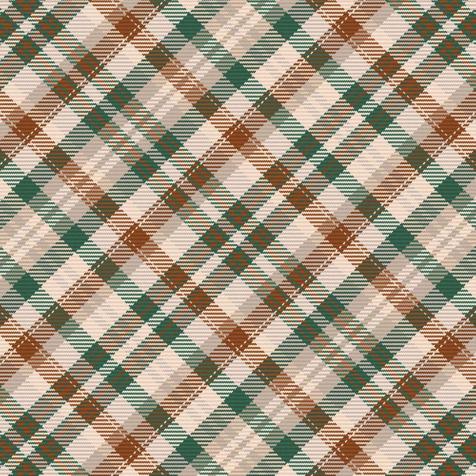 Tartan or plaid winter color pattern. vector