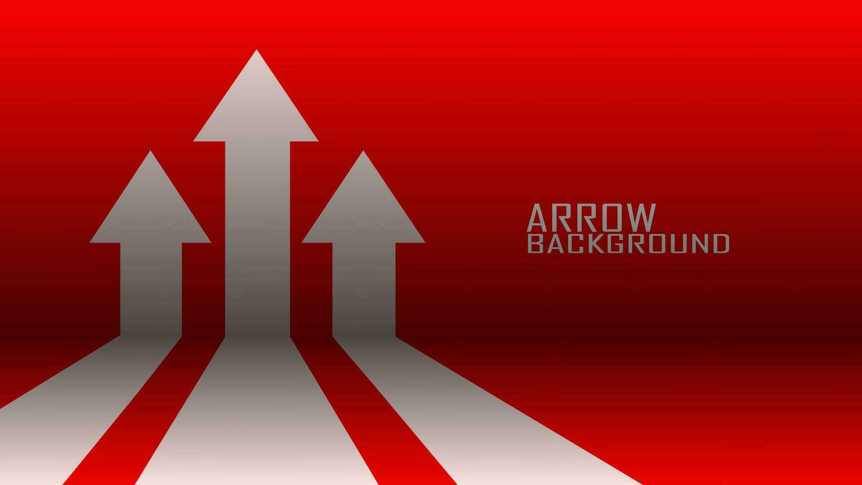business arrow target direction concept to success. The vision of financial growth is increasing. vector illustration
