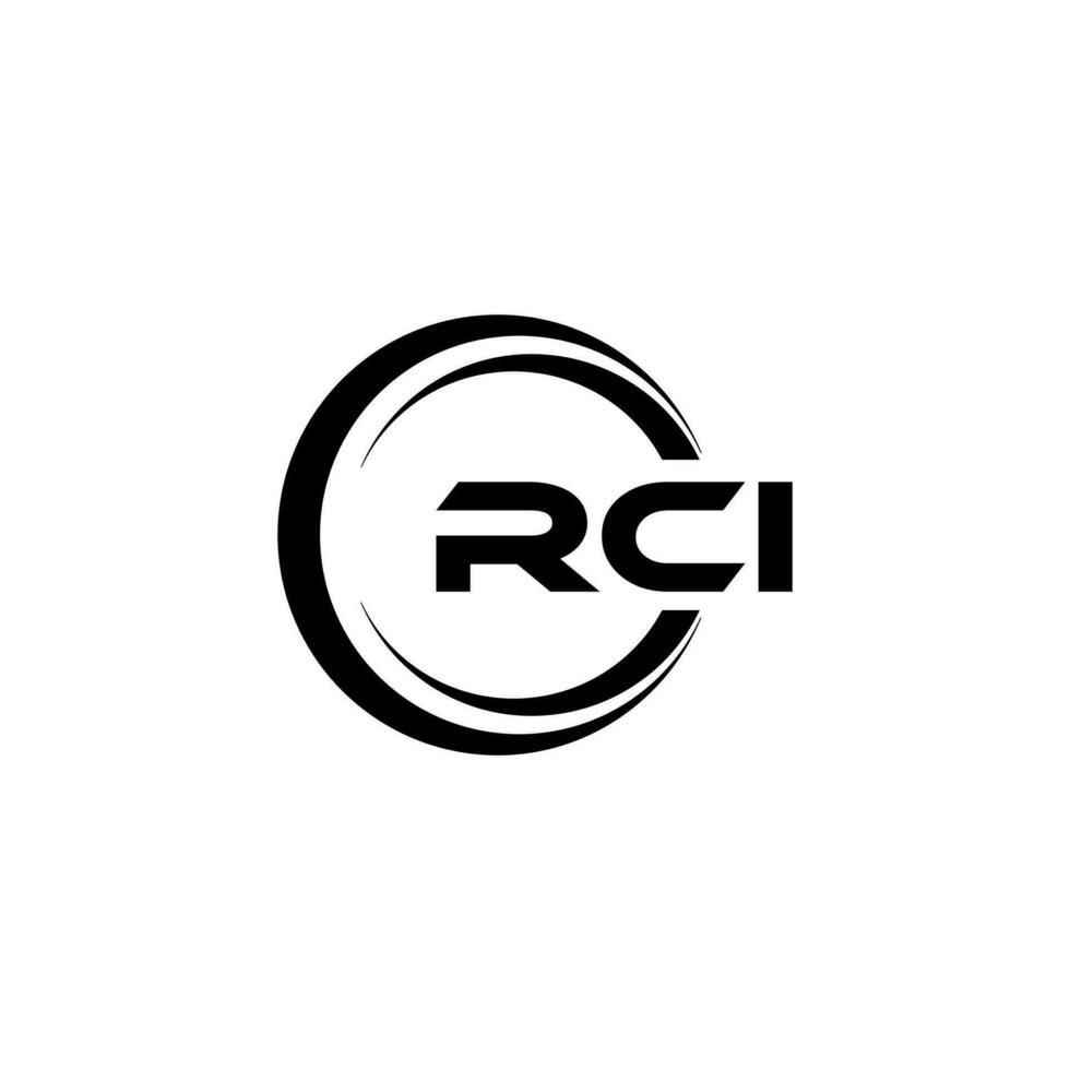 RCI Logo Design, Inspiration for a Unique Identity. Modern Elegance and Creative Design. Watermark Your Success with the Striking this Logo. vector