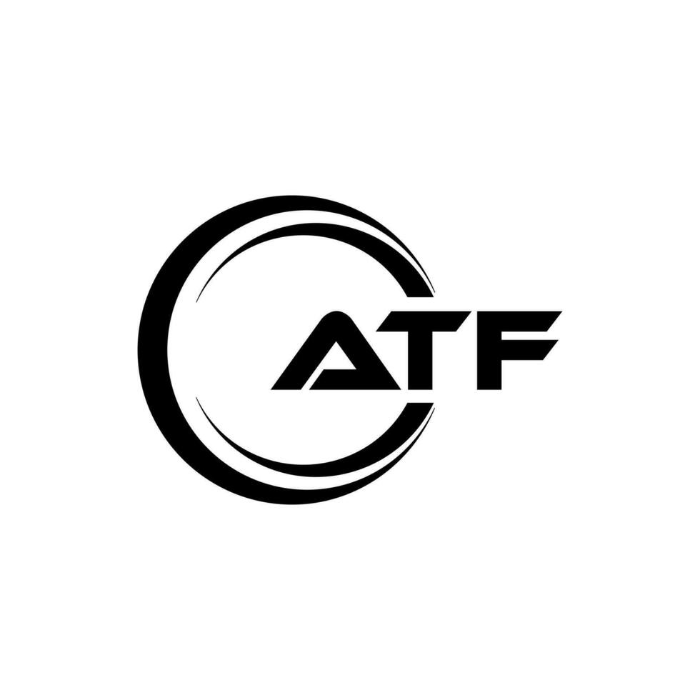 ATF Logo Design, Inspiration for a Unique Identity. Modern Elegance and Creative Design. Watermark Your Success with the Striking this Logo. vector