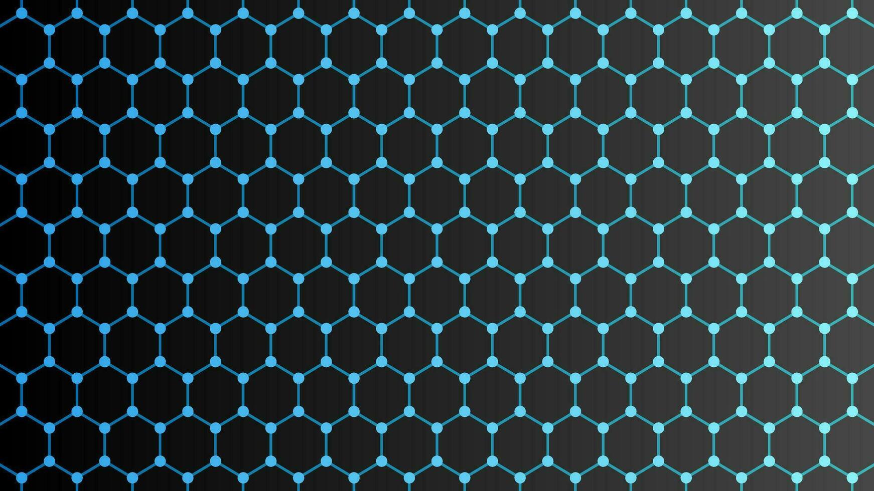 Hexagon line dotted pattern vector illustration. Seamless pattern background of technology hexagonal dotted. Simple tech pattern for background, wallpaper, backdrop, texture layout and sheet