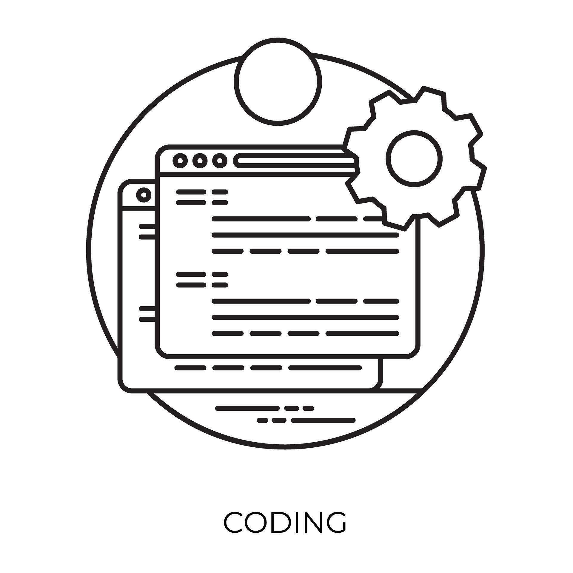 Web Development Flat Icon 27794018 Vector Art at Vecteezy