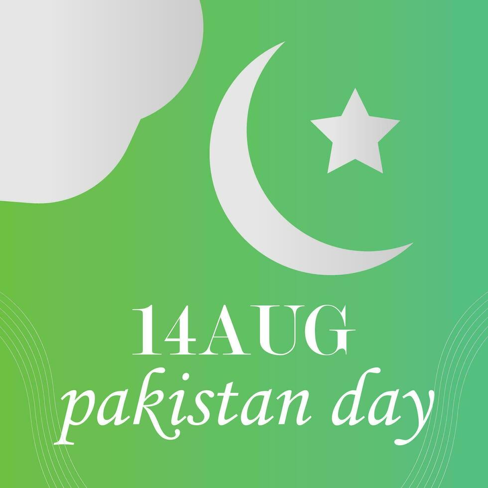 Pakistan day vector design