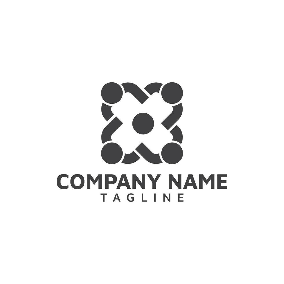 Creative, Simple, Minimalistic logo design for your company vector