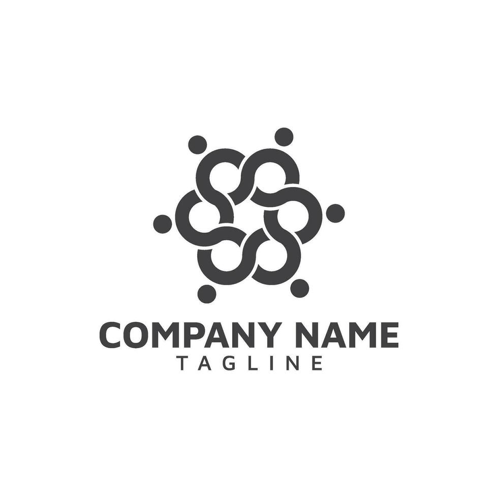 Simple and Modern abstract logo design vector
