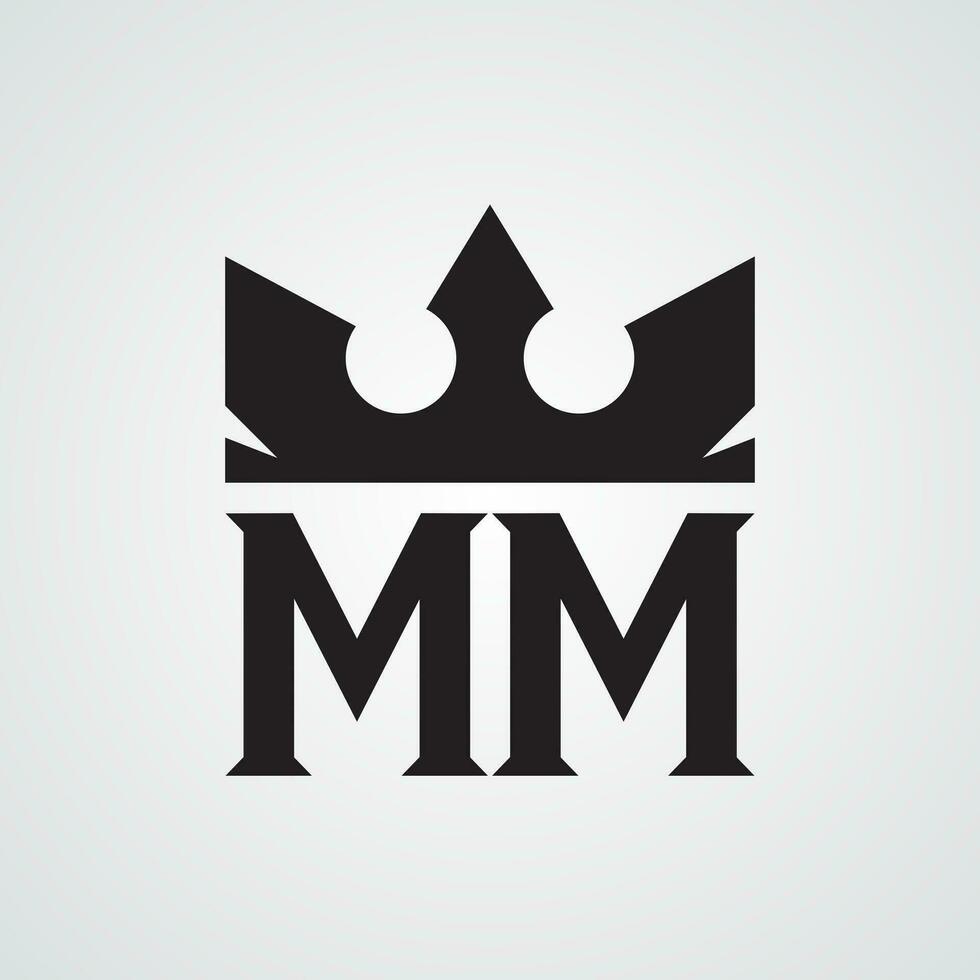 Mordan MM logo Design Template. Royalty-free Vector illustration