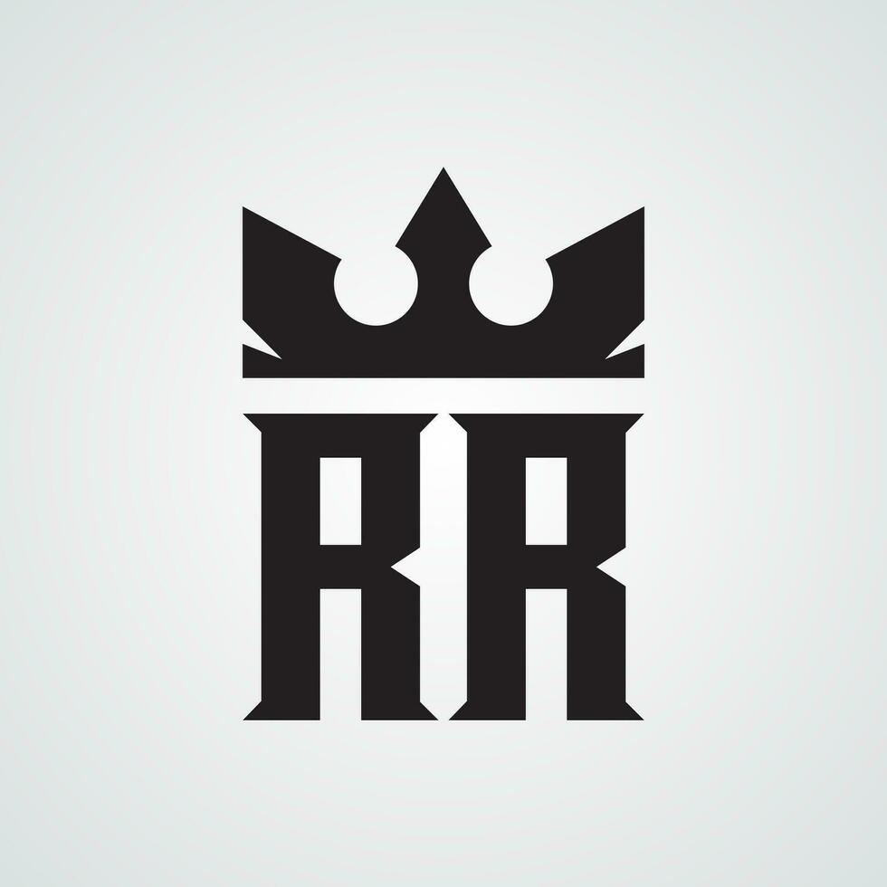 moderno rr logo diseño modelo. Reino libre vector ilustración