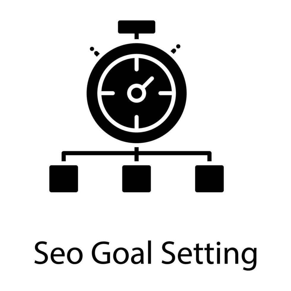 SEO and Development Flat Icon vector