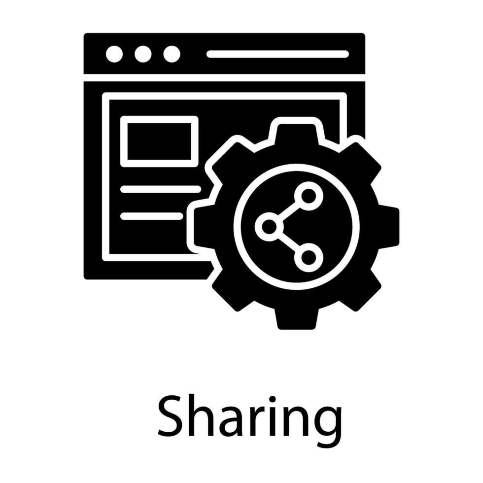 SEO and Development Flat Icon vector