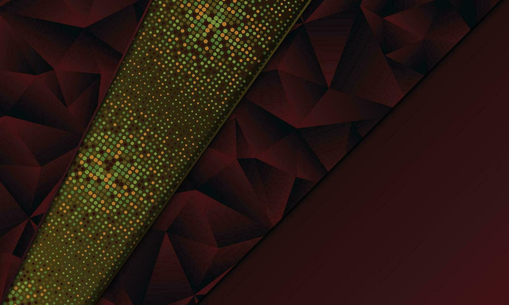 Polygonal and dot background. vector