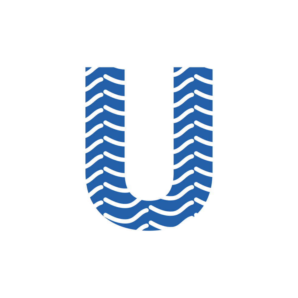 U letter logo or u text logo and u word logo design. png