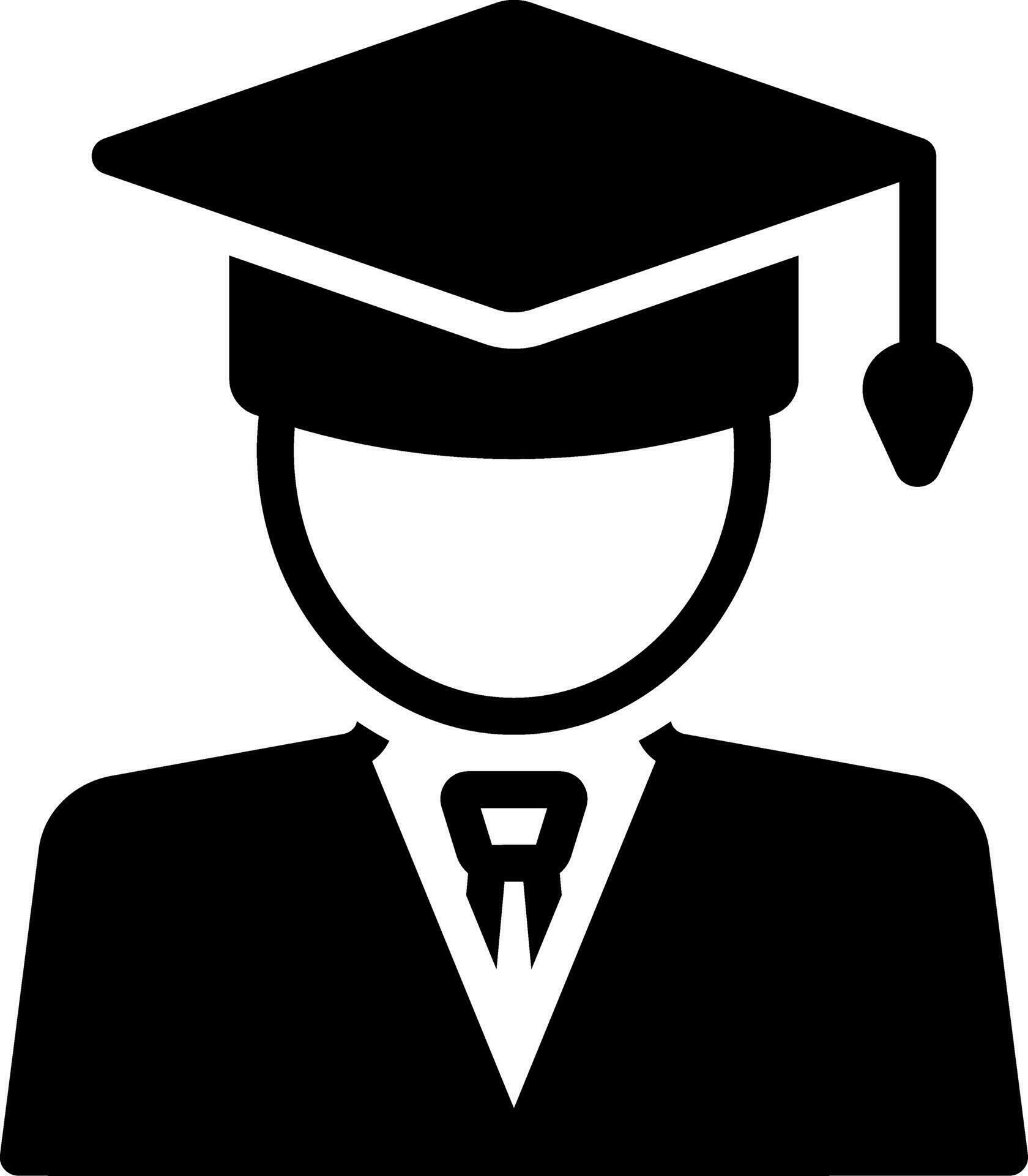 sólido icono para estudiante 27795049 Vector en Vecteezy