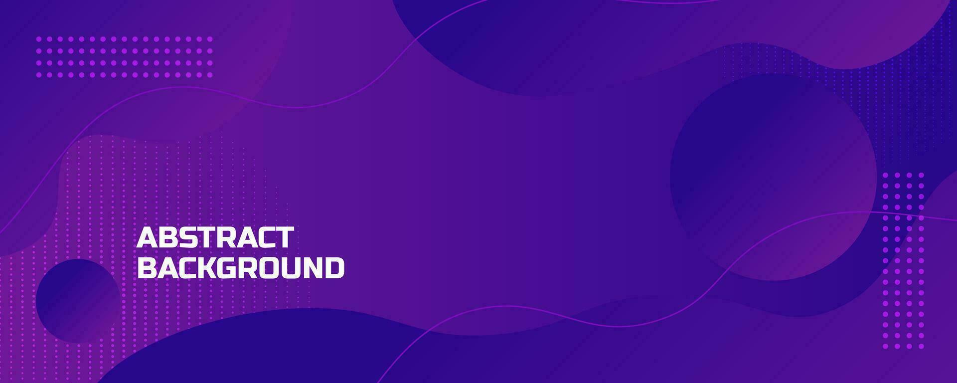 Purple geometric background. Composition of fluid geometric shapes vector