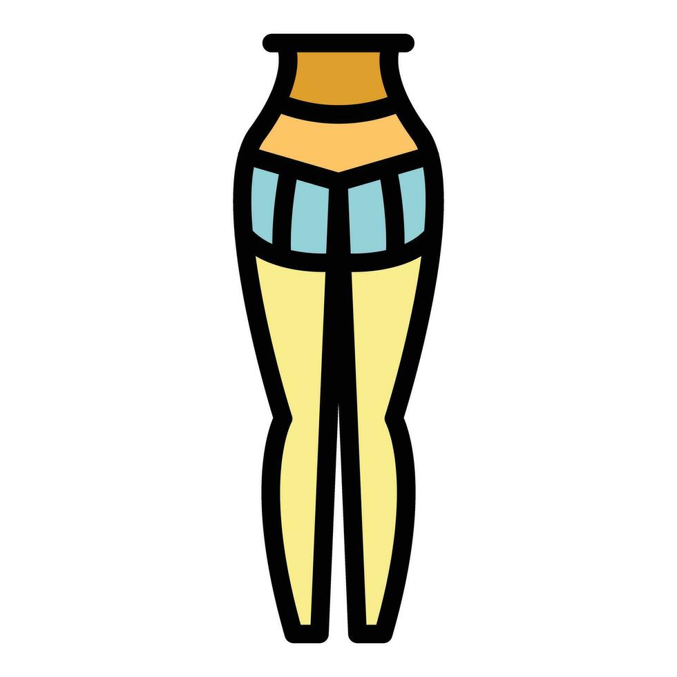 Lymph stockings icon vector flat