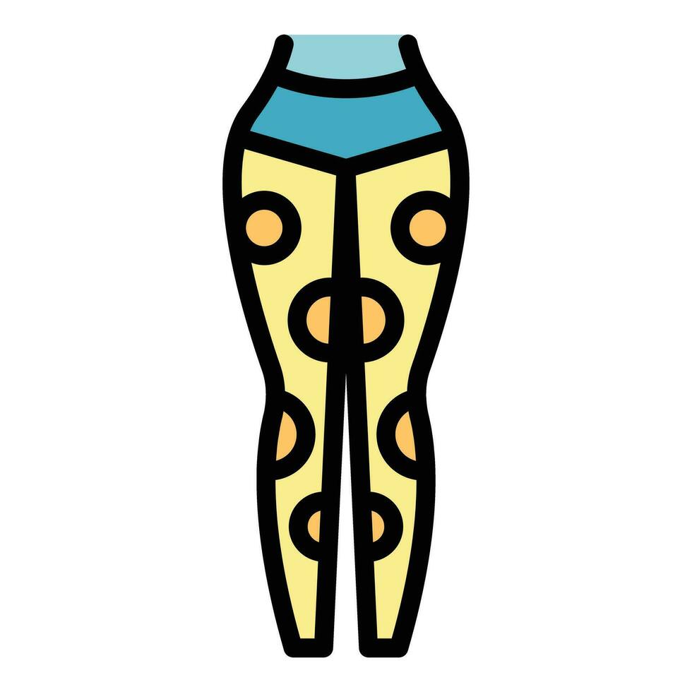 Stockings leg icon vector flat