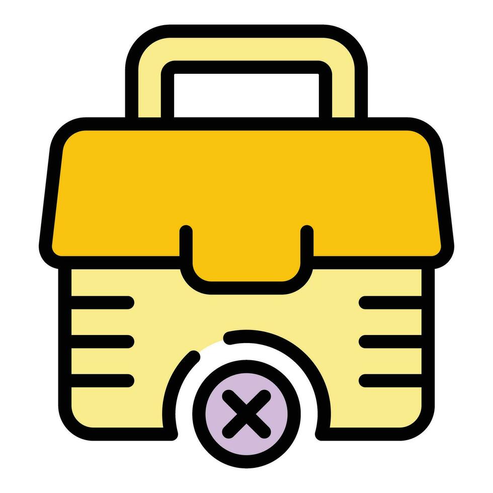 Relax box icon vector flat