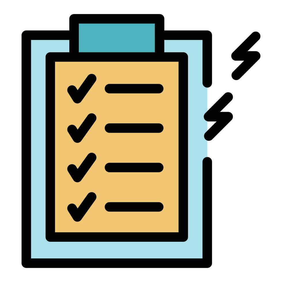 Clipboard diet icon vector flat