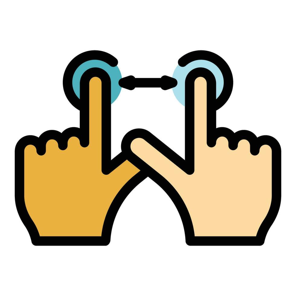 Smart move icon vector flat