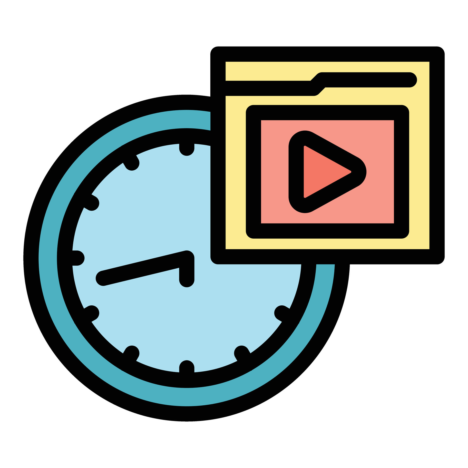 Time earn money icon vector flat 27797417 Vector Art at Vecteezy