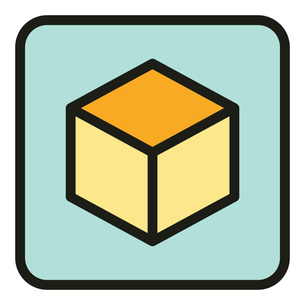 Digital view icon vector flat