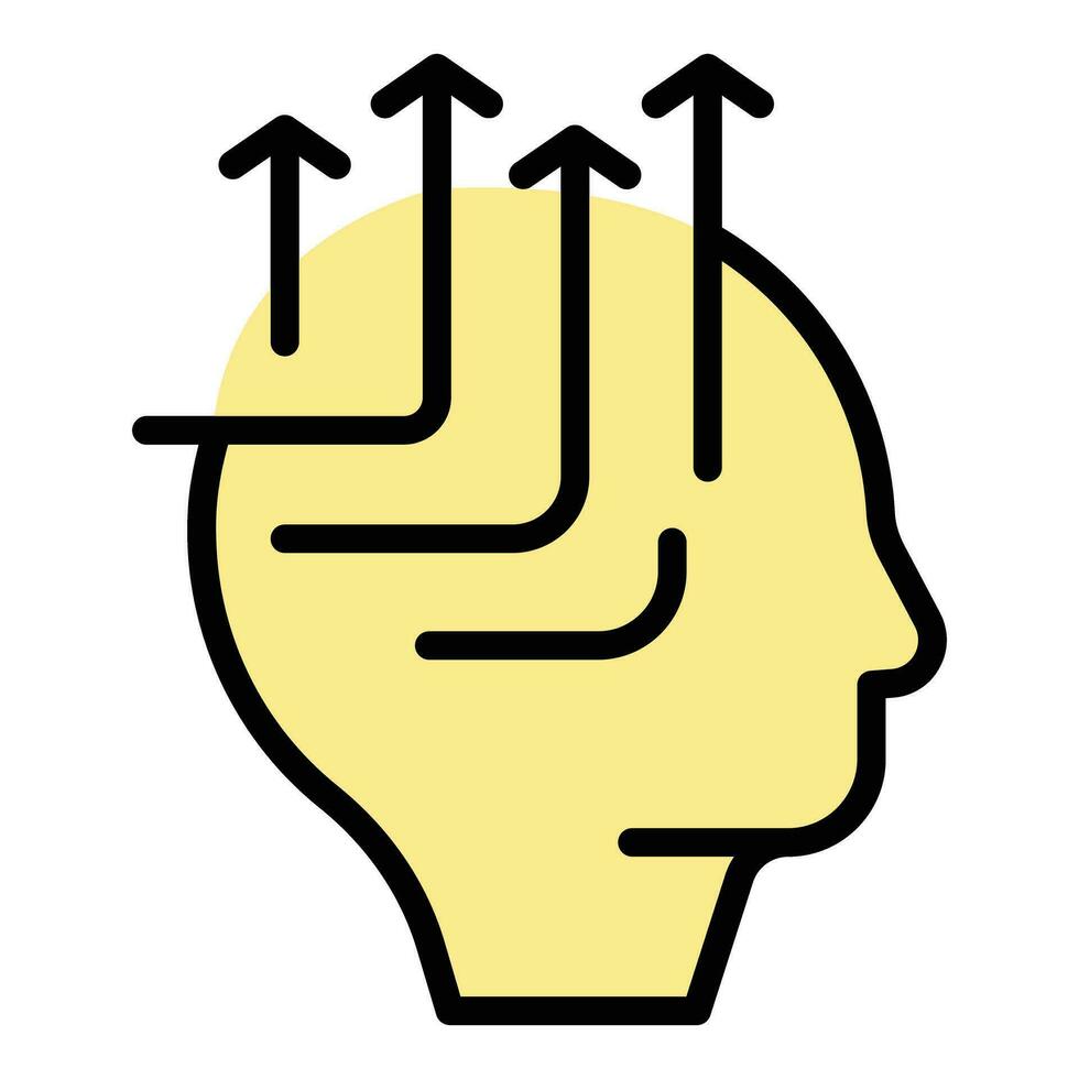 Level up icon vector flat
