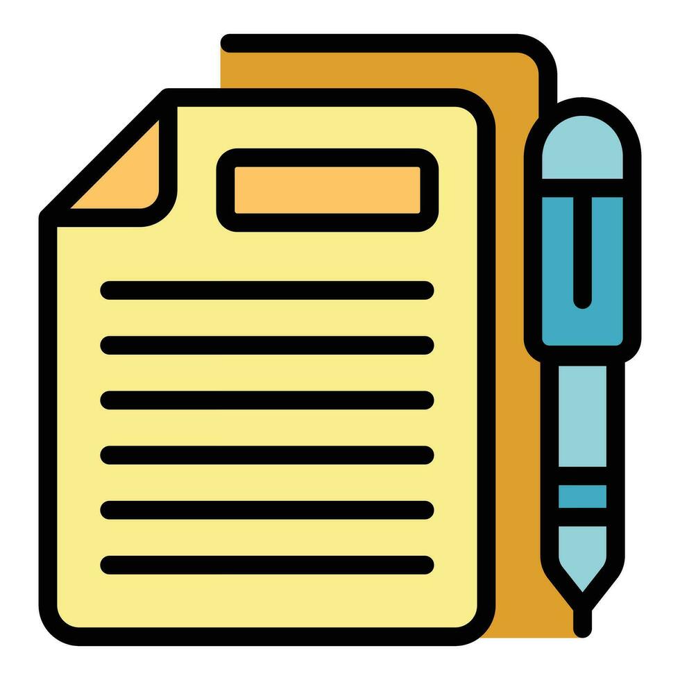 Write review icon vector flat