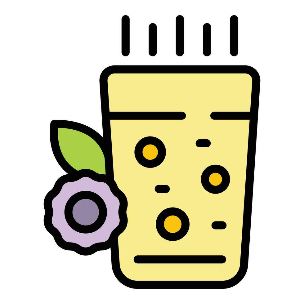 Detoxification juice icon vector flat
