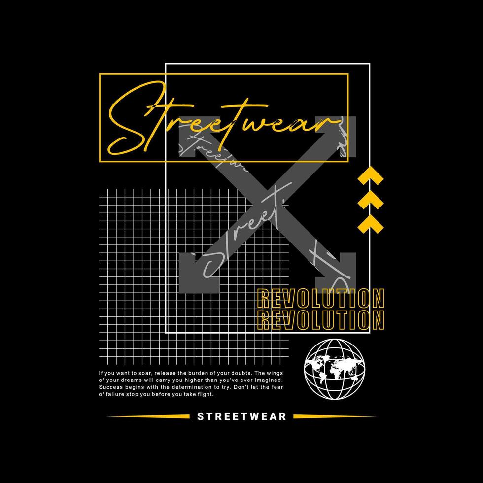Urban Vibes A Collection of Aesthetic Graphic Designs for Street Wear vector