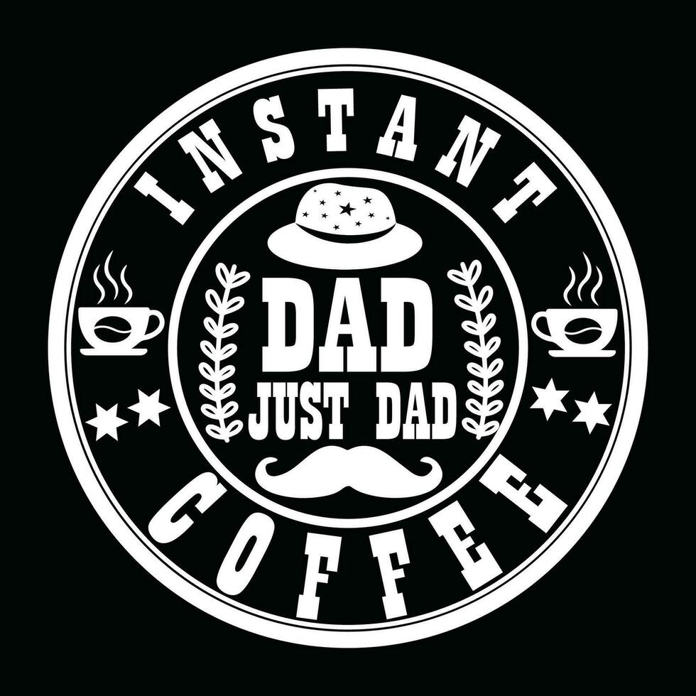 Dad T-Shirt Design. vector