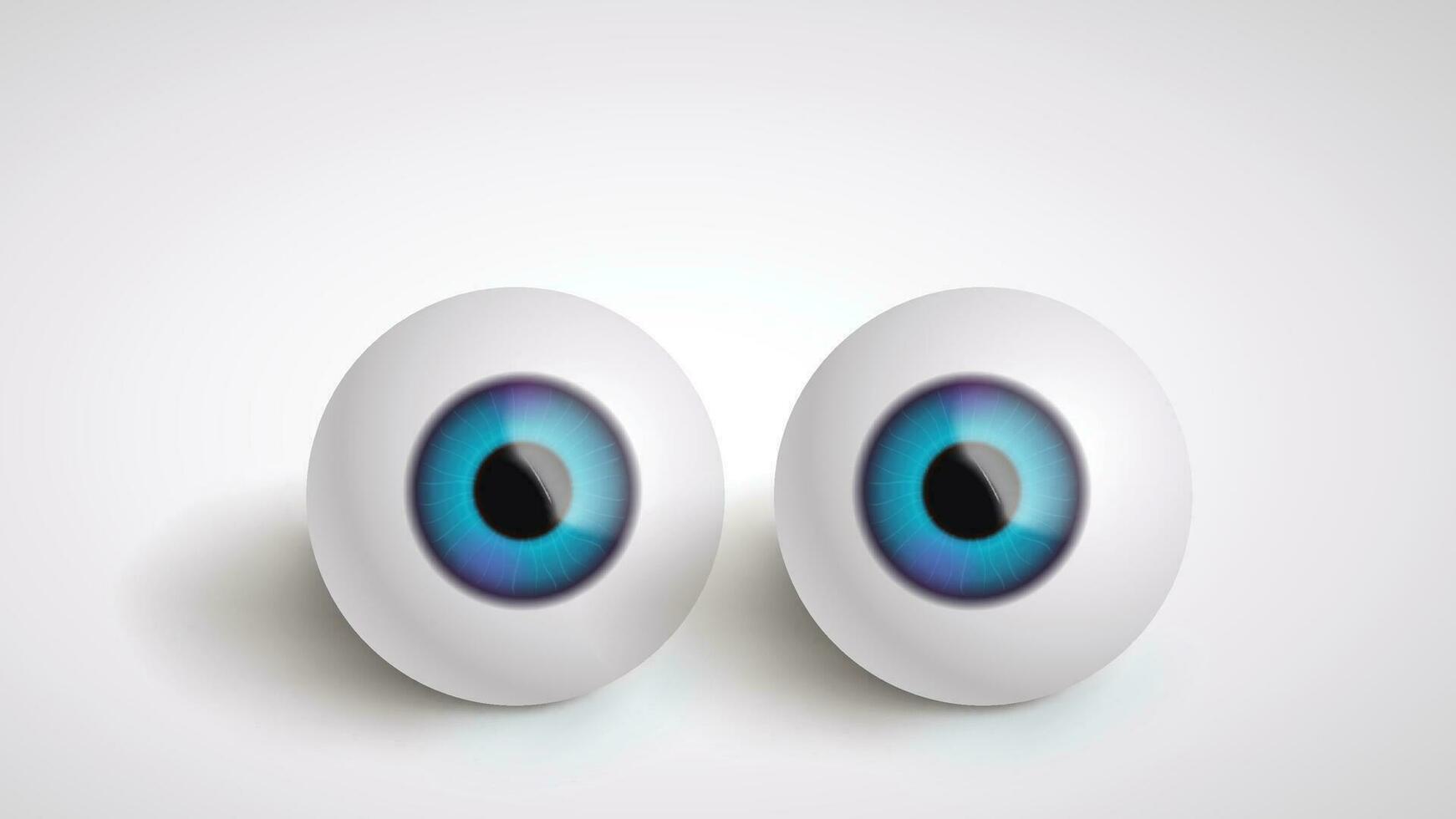 eyeballs pair 4 vector