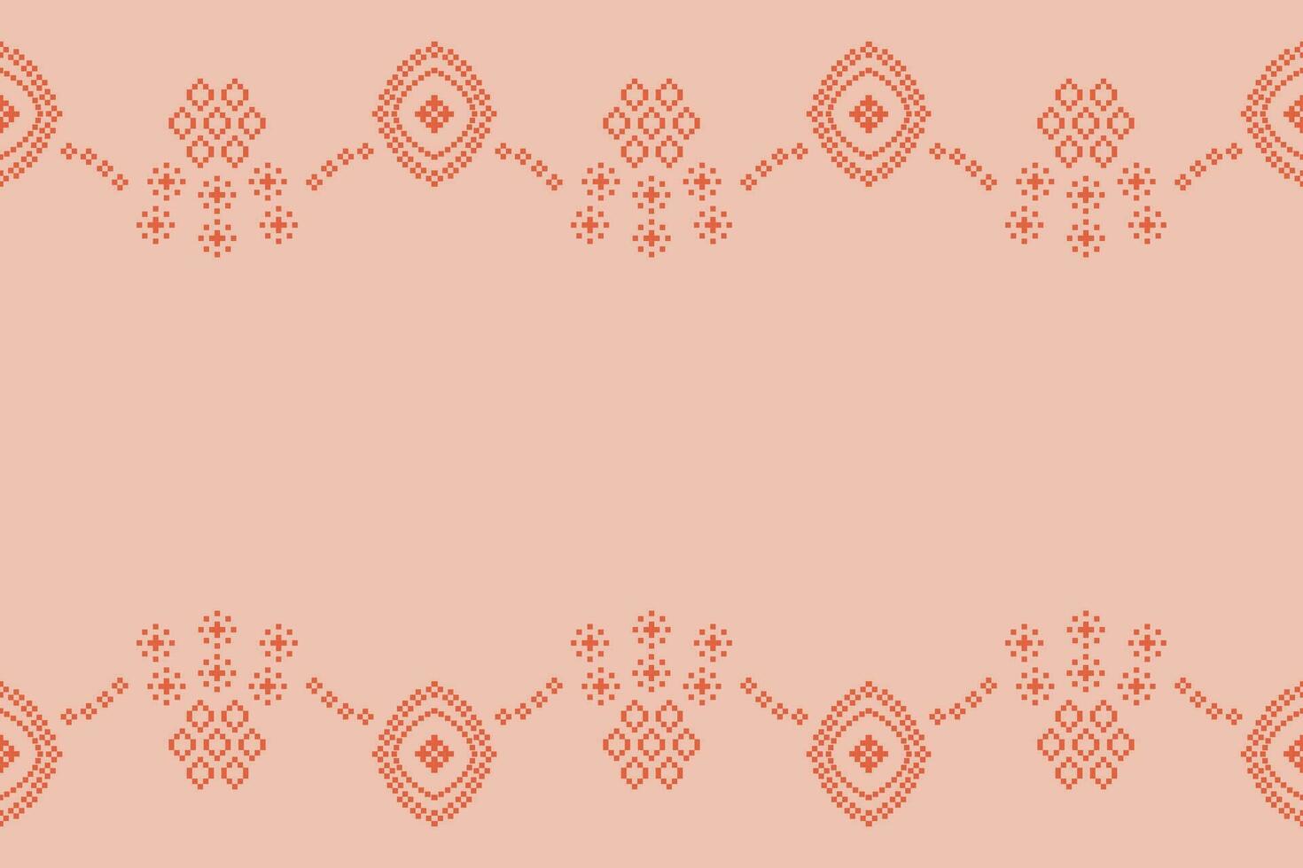 étnico geométrico tela modelo cruzar puntada.ikat bordado étnico oriental píxel modelo Rosa oro rosado antecedentes. resumen, vector, ilustración. textura,marco,motivos,seda,san valentín rosado fondo de pantalla. vector