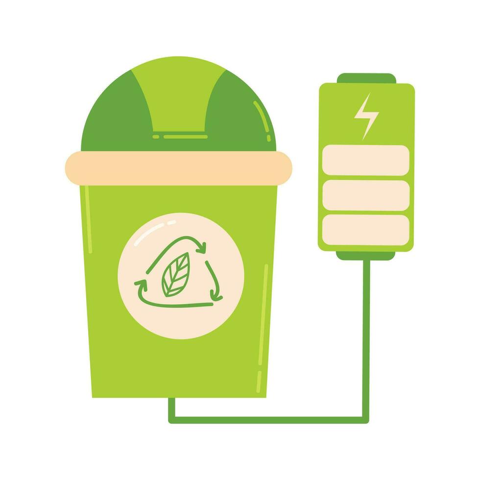 Green energy concept icons. ecology and environment related color icon set. renewable energy vector