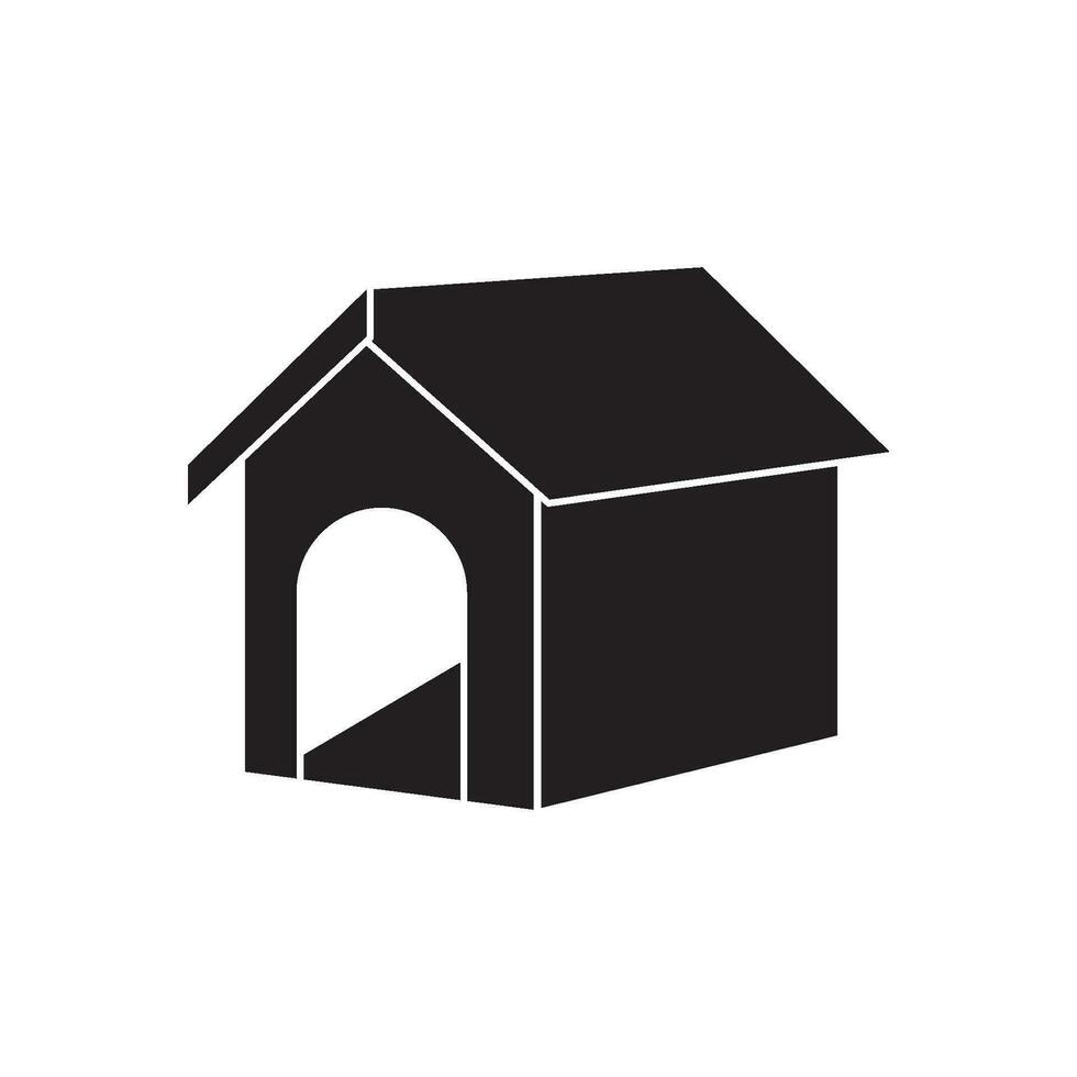 Doghouse, Dog Kennel icon vector illustration symbol design