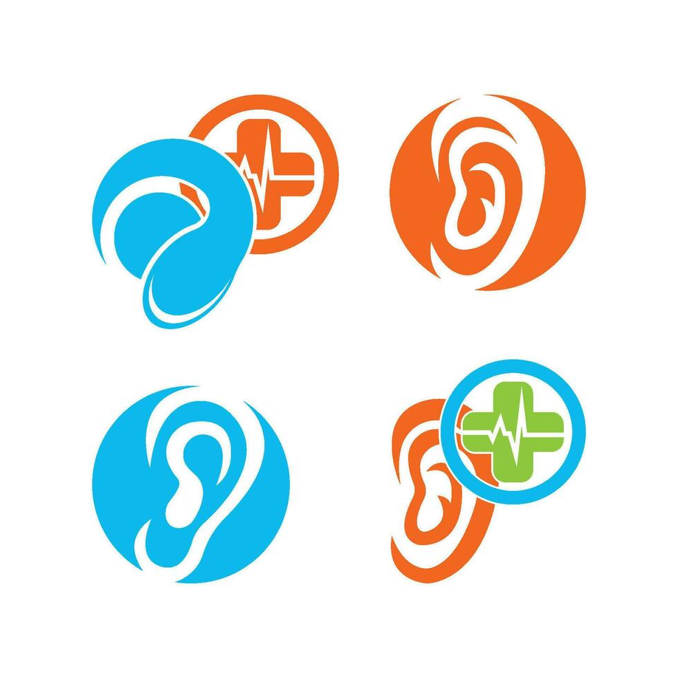 Hearing Logo Template vector icon design