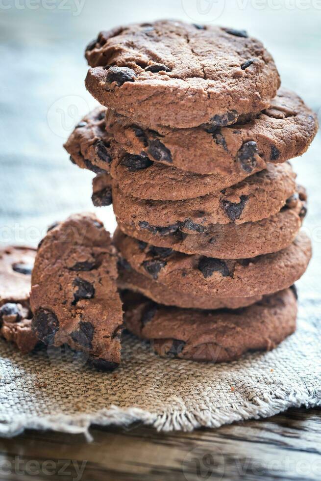 Chocolate chip cookies photo