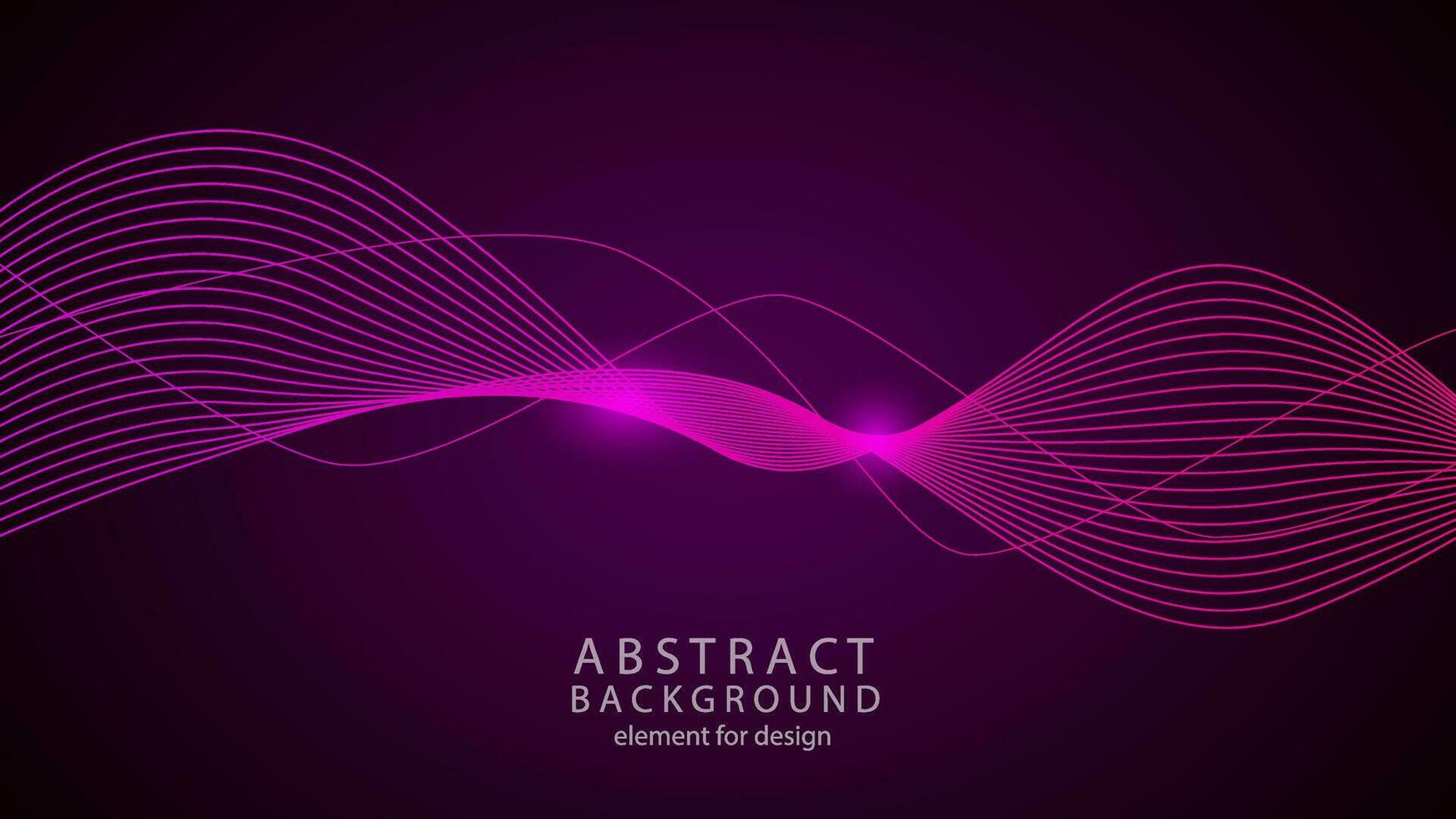 Abstract wave element for design. Vector illustration