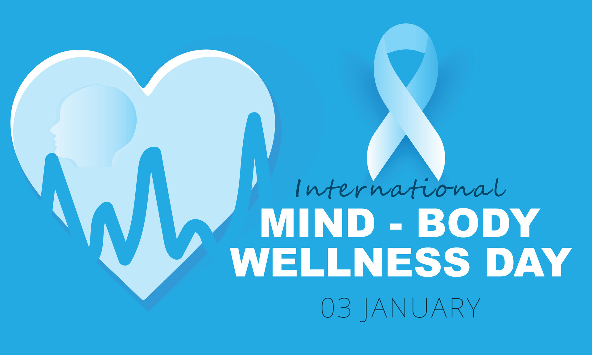 International Mind Body wellness day. background, banner, card, poster