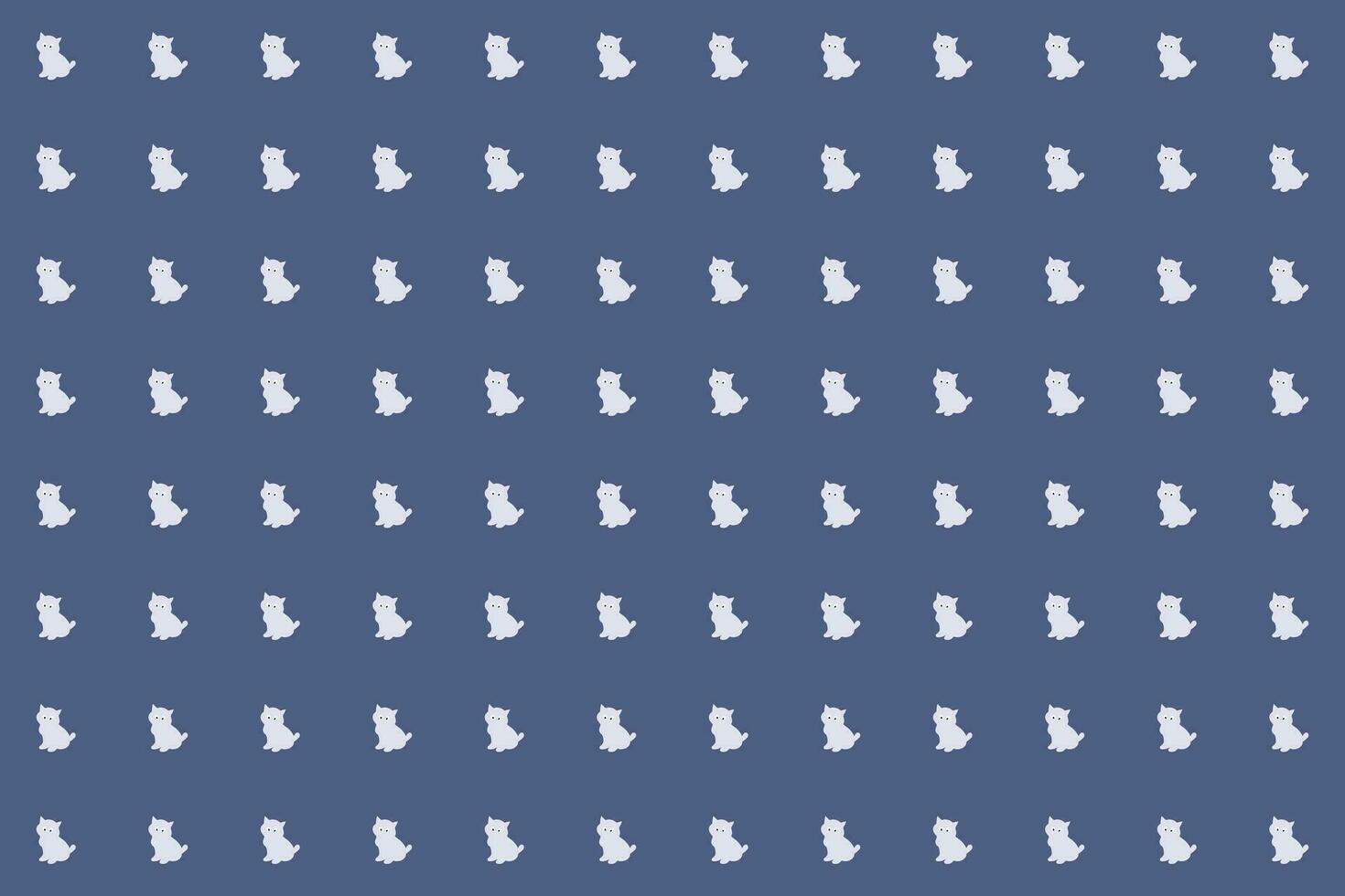 Vector pattern background with cat silhouettes for industrial uses