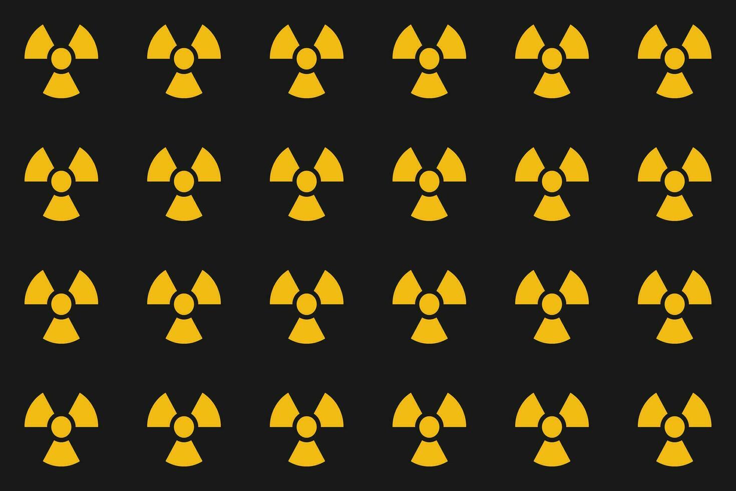 Vector illustration of nuclear, danger and radioactivity area