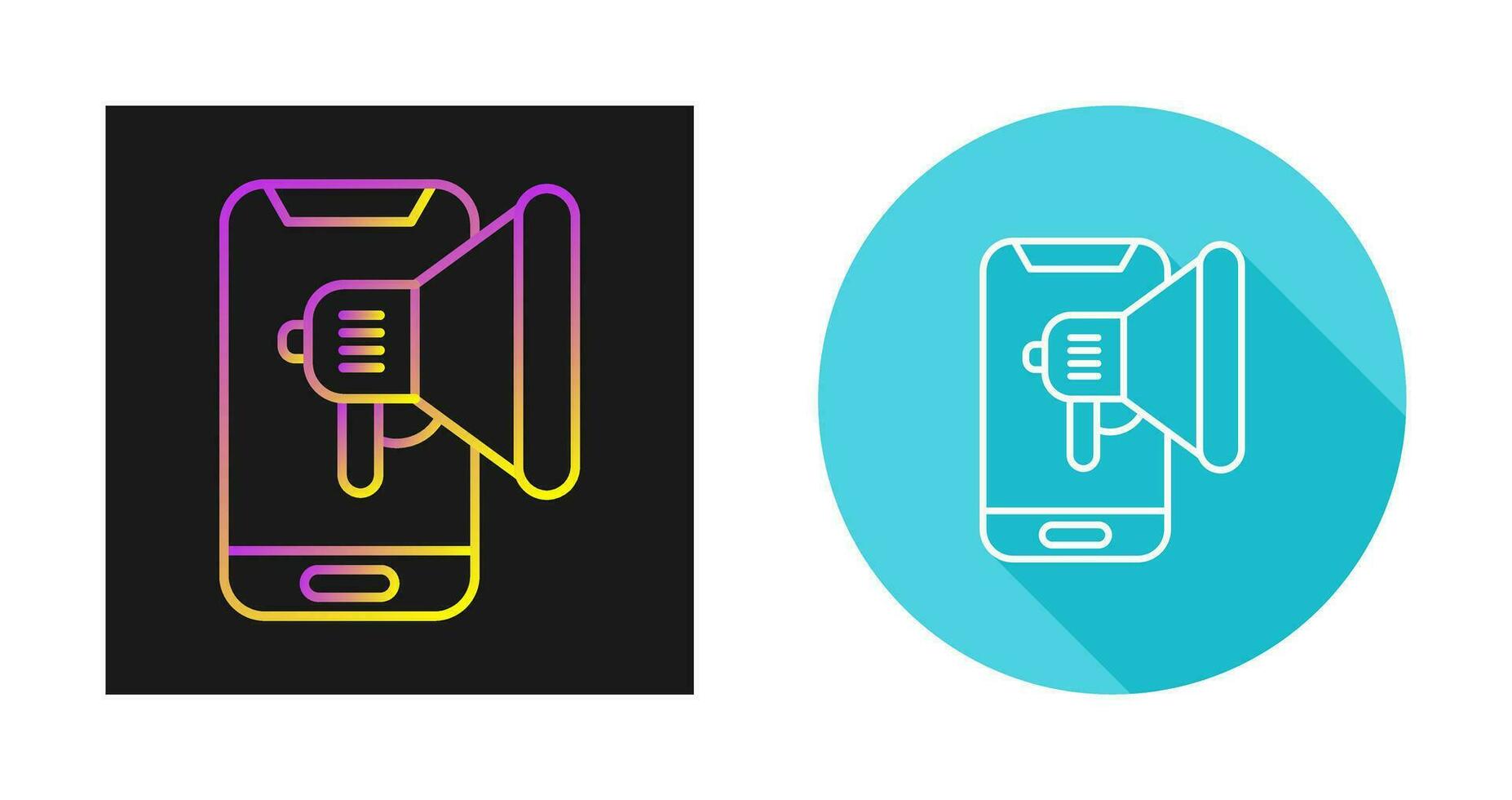 Mobile Marketing Vector Icon