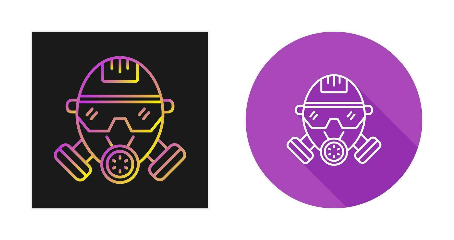 Gas Mask Vector Icon