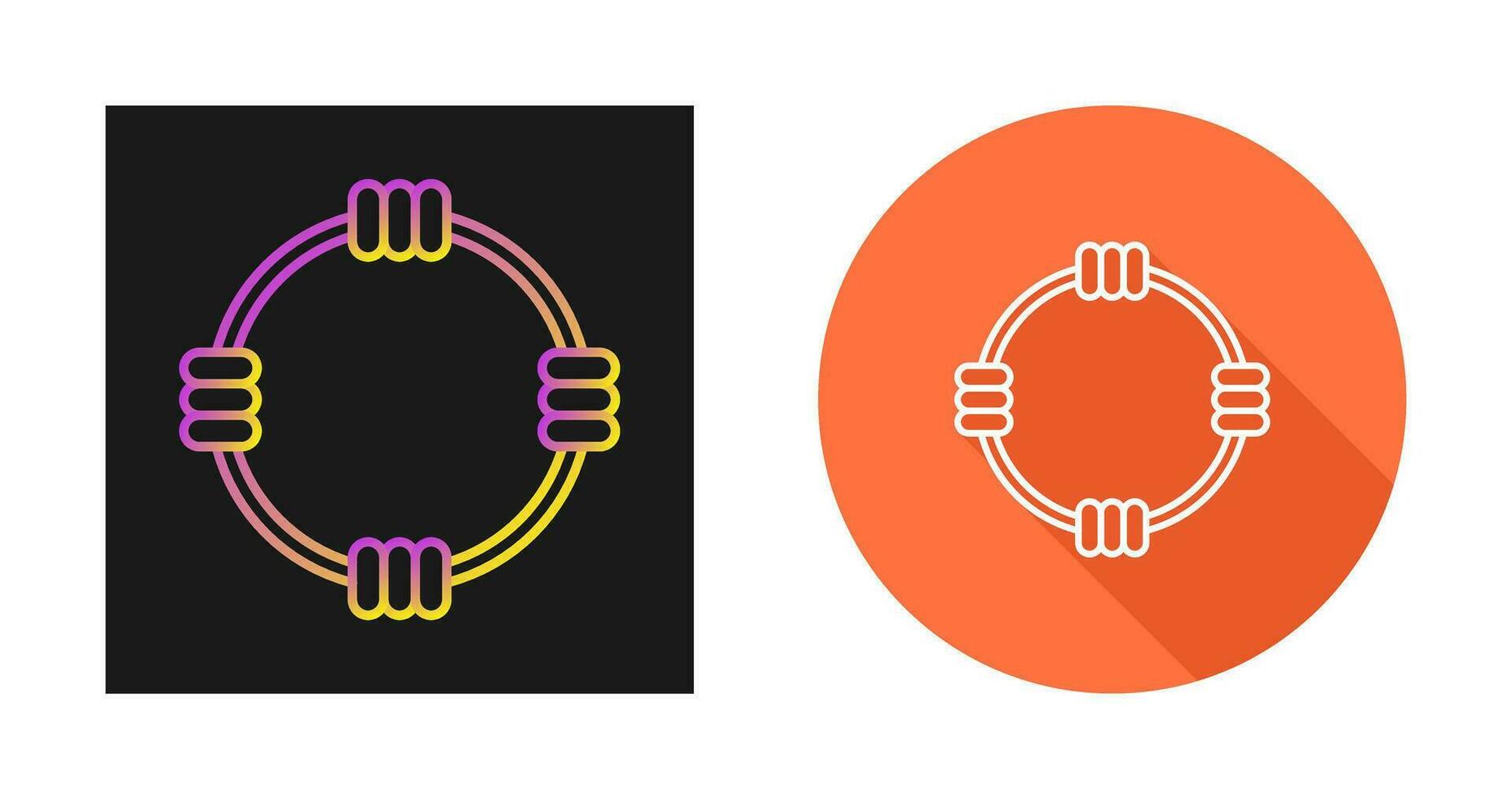 Hula Hoop Vector Icon