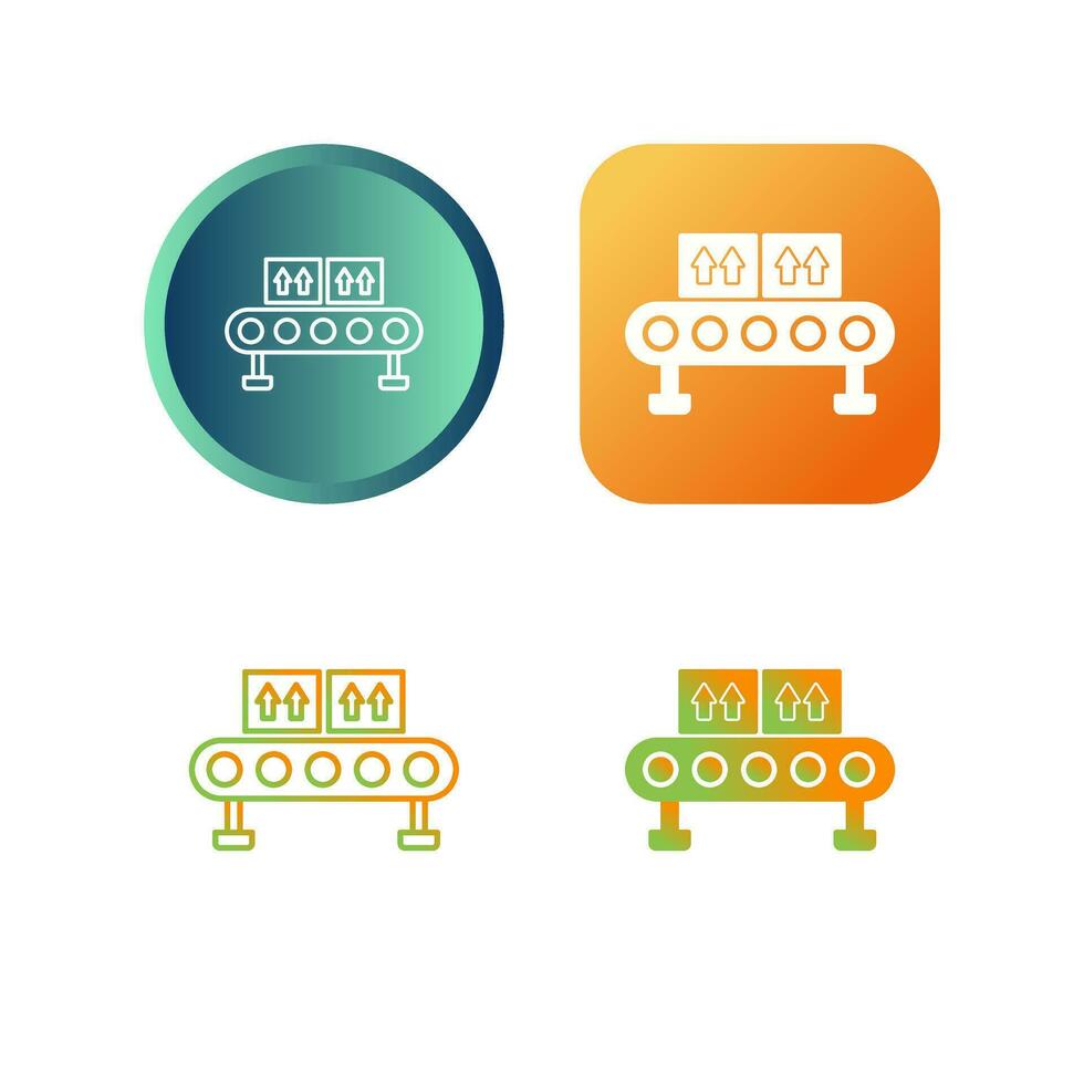 Assembly Line Vector Icon