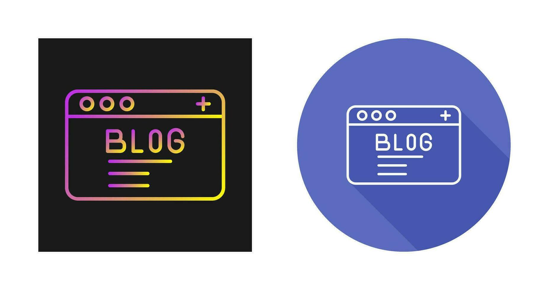 Blog Vector Icon