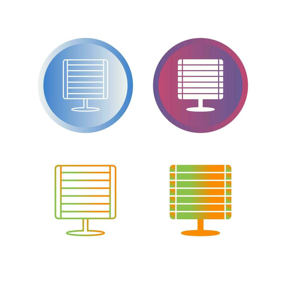 Infrared Heater Vector Icon