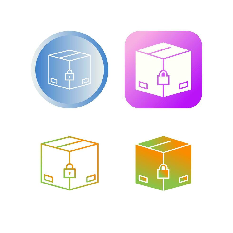 Secure Package Vector Icon