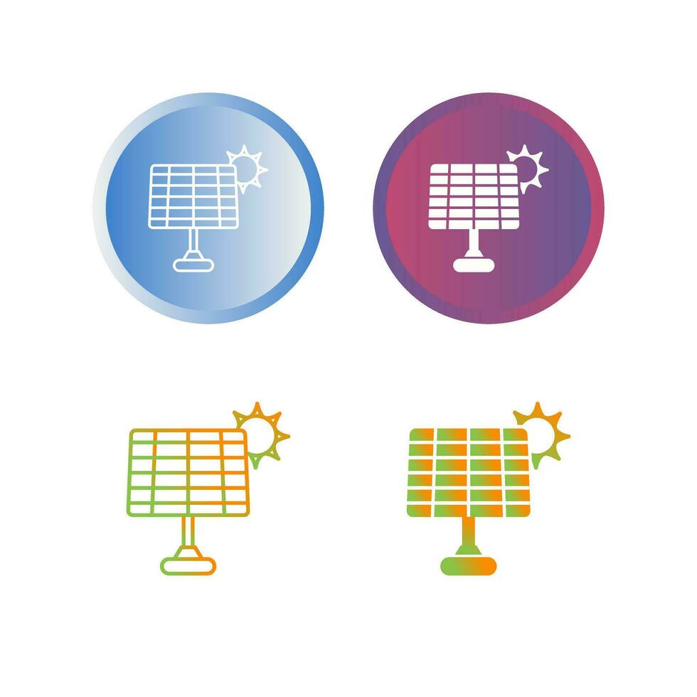 Solar Panel Vector Icon