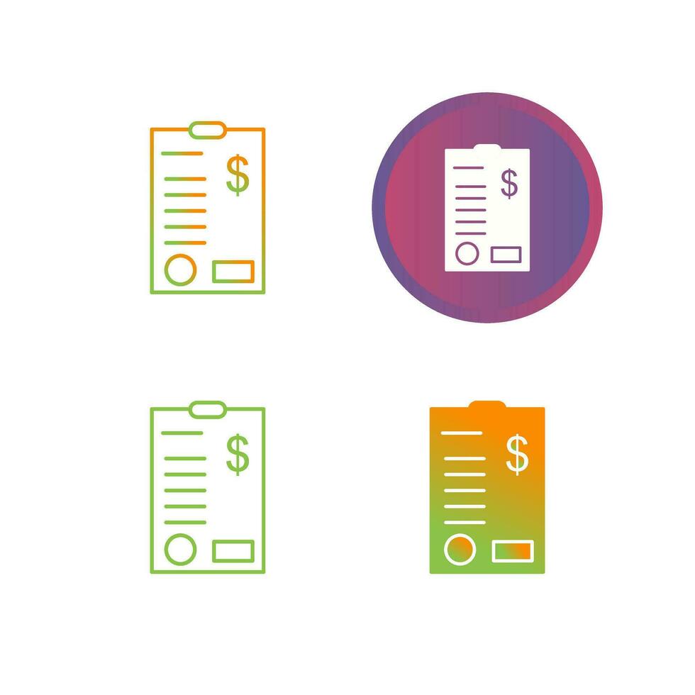 Dollar Bills Vector Icon