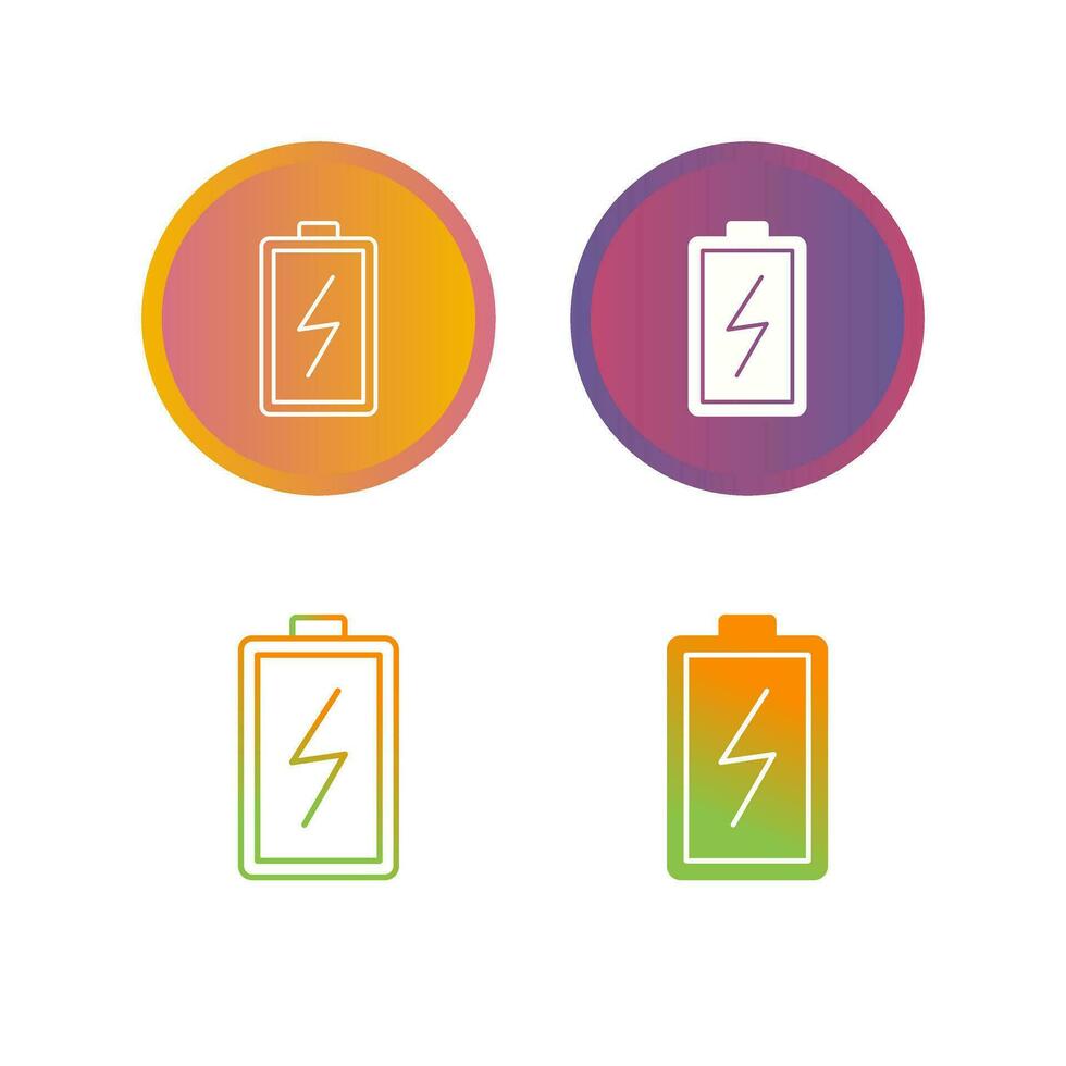 Charging Battery Vector Icon